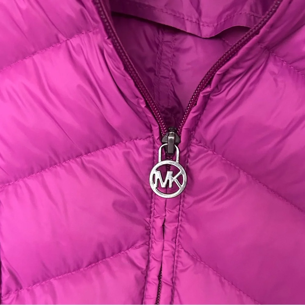 Michael Kors Packable Down Puffer Fuschia Size XXL - Picture 4 of 7